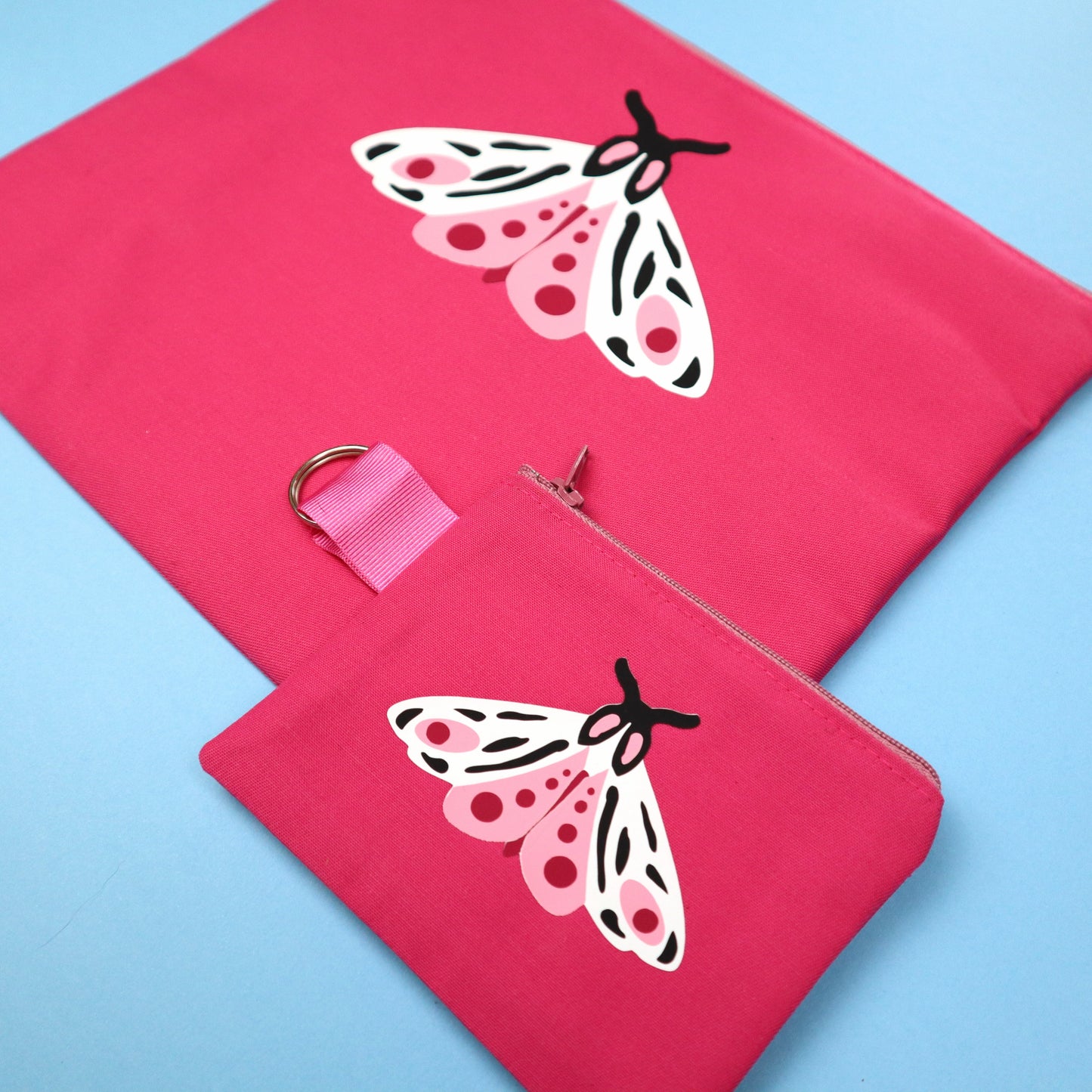 Moth Print Pouch