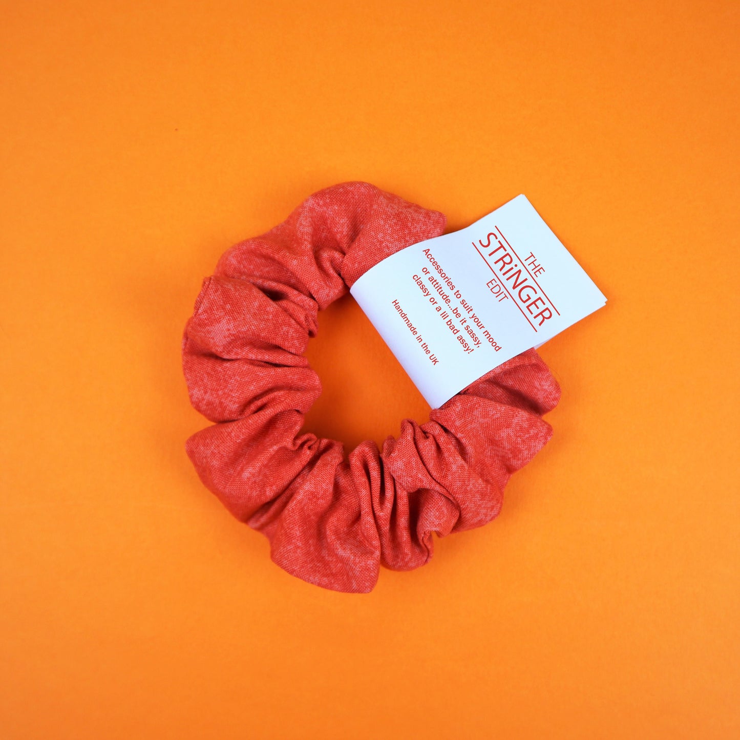 Brick Red Scrunchie